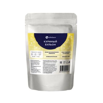Готовое блюдо куриный бульон BariaBalance 150г. / Фото 1
